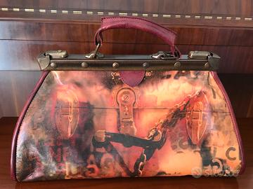 Borsa pelle Mauro Di Cecco Parma nuova