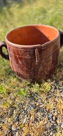 vaso terracota pentola terracotta 
