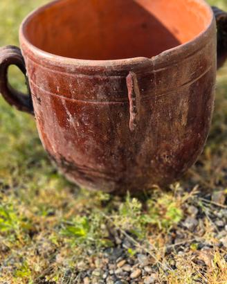 vaso terracota pentola terracotta 