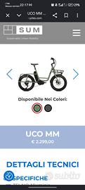 bicicletta elettrica sum steel mid e-bike urban