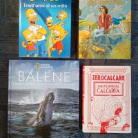 4 Libri I Simpson, Ligabue, Zerocalcare, Balene