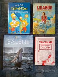 4 Libri I Simpson, Ligabue, Zerocalcare, Balene