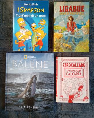 4 Libri I Simpson, Ligabue, Zerocalcare, Balene