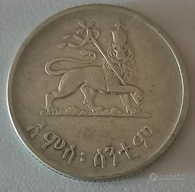moneta Etiope in argento 