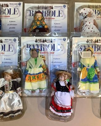 Bambole del mondo in porcellana