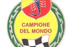 STEMMA ABARTH CAMPIONE DEL MONDO FREGIO BADGE