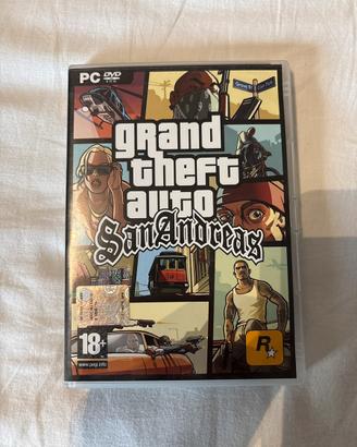 Grand theft auto san andreas pc dvd rom ita