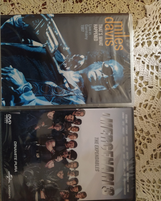 2 dvd : Miles Davis, i mercenari 3, sigillati