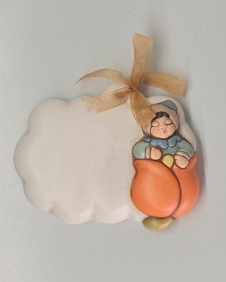 THUN Angioletto su Nuvola Ceramica da Appendere