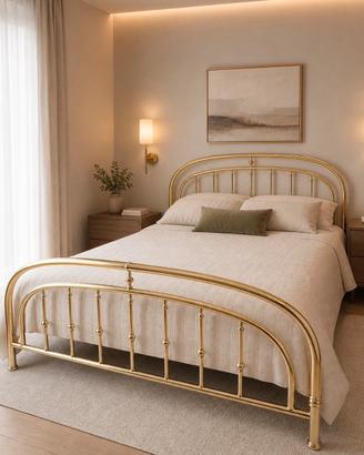 Letto in ottone