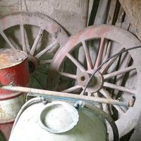 CARRO DA BUOI TRAINO ANIMALE COMPLETO INIZIO 900