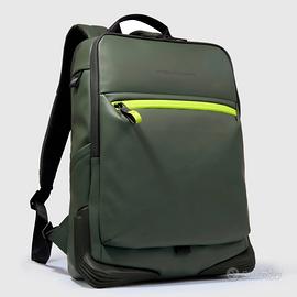 Zaino Piquadro Corner 2.0 verde, 17 litri