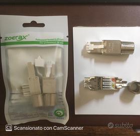 Zoerax 6 pcs Connettore RJ45 CAT7 per Rete