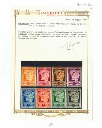 Francobolli volume san marino 1877-1944