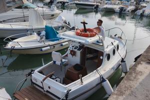 Barca 6,5mt con motore diesel 18 cavalli