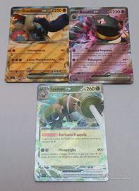 3 carte pokemon EX