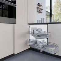 Ripiano estraibile angolare per cucina – sx