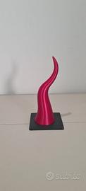 Corno portafortuna 3D