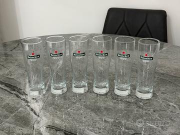 Set 6 Bicchieri Heineken