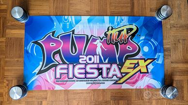 Insegna Originale Pump It Up Arcade PIU Fiesta Ex