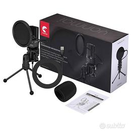 Microfono USB a Condensatore per PC Plug & Play