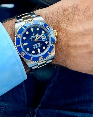 Rolex 126613LB Submariner Date acciaio oro