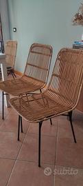N.2 Sedie rattan naturale Maison du Monde