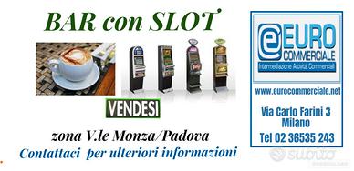 048/25 BAR tavola fredda con SLOT zona V.le Monza