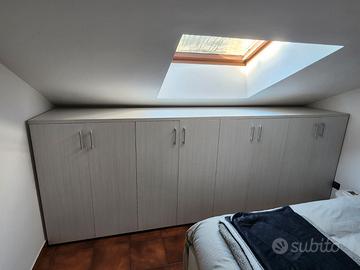 Armadio Bianco per Mansarda/Sottotetto