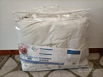 Completo lettino bimbo 4 pz.