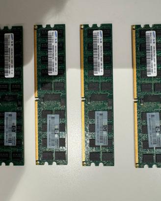 Ram ddr3 per server 4x2gb ( totale 8gb )