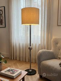 Lampada da Terra Vintage Space Age - Cromata