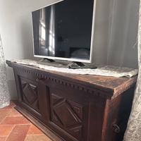 Cassapanca antica noce