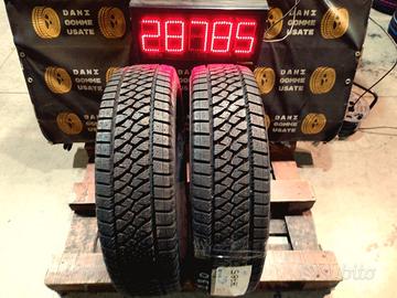 2 GOMME NUOVE 215 75 16C FURGONE DA NEVE