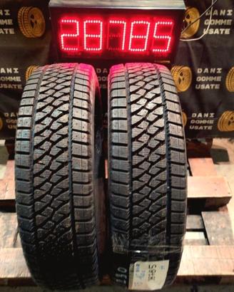 2 GOMME NUOVE 215 75 16C FURGONE DA NEVE