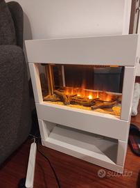 Camino elettrico Sonnenkönig Hylde bianco design