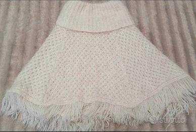 mantellina da bambina con perle 