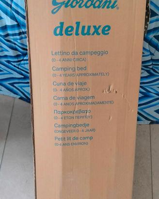 lettino da campeggio Giordani deluxe