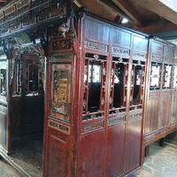 letto cinese antico a baldacchino - dinastia Qing