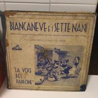 Biancaneve e i sette nani  3 vinili 1939 w.d.