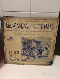 Biancaneve e i sette nani  3 vinili 1939 w.d.