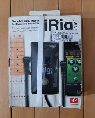 IK Multimedia iRig Stomp Pedalino iPod iPad iPhone