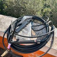 Torcia tig con accessori per saldatrice