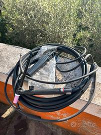 Torcia tig con accessori per saldatrice