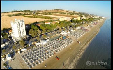 Direttamente in spiaggia di velluto