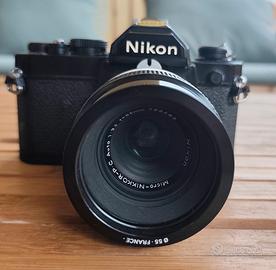 Nikon FM + Micro-Nikkor 55mm f/3.5 Macro 