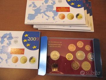 Serie divisionali Germania proof e fdc 5 zecche