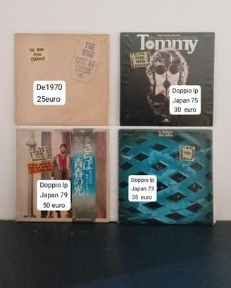 Vinili Who-Queen-Led Zeppelin-Lou Reed-33giri-LP