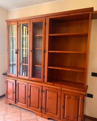 Mobile soggiorno legno massello Arte Povera