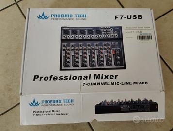Mixer Audio Professionale Proeuro Tech F7-USB – 7